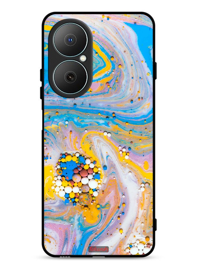 Tolwak Huawei Nova Y73 Protective Case Cover Gems Colorful Abstraction