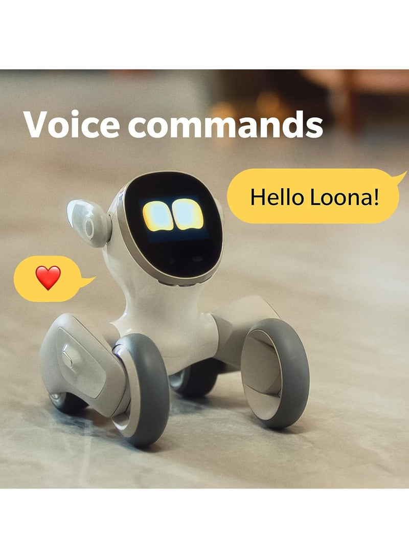 لونا Loona Most Advanced Smart Robot Pet Dog - Ai Powered Chat GPT - 4.0 Enabled with Voice Command, App Control, Gesture Recognition, Face Recognition with Self Charging - Image 3