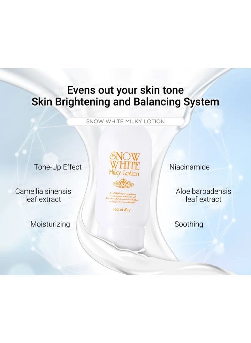Secret Key Snow White Milk Skin Lightening Lotion, 120g - Image 3