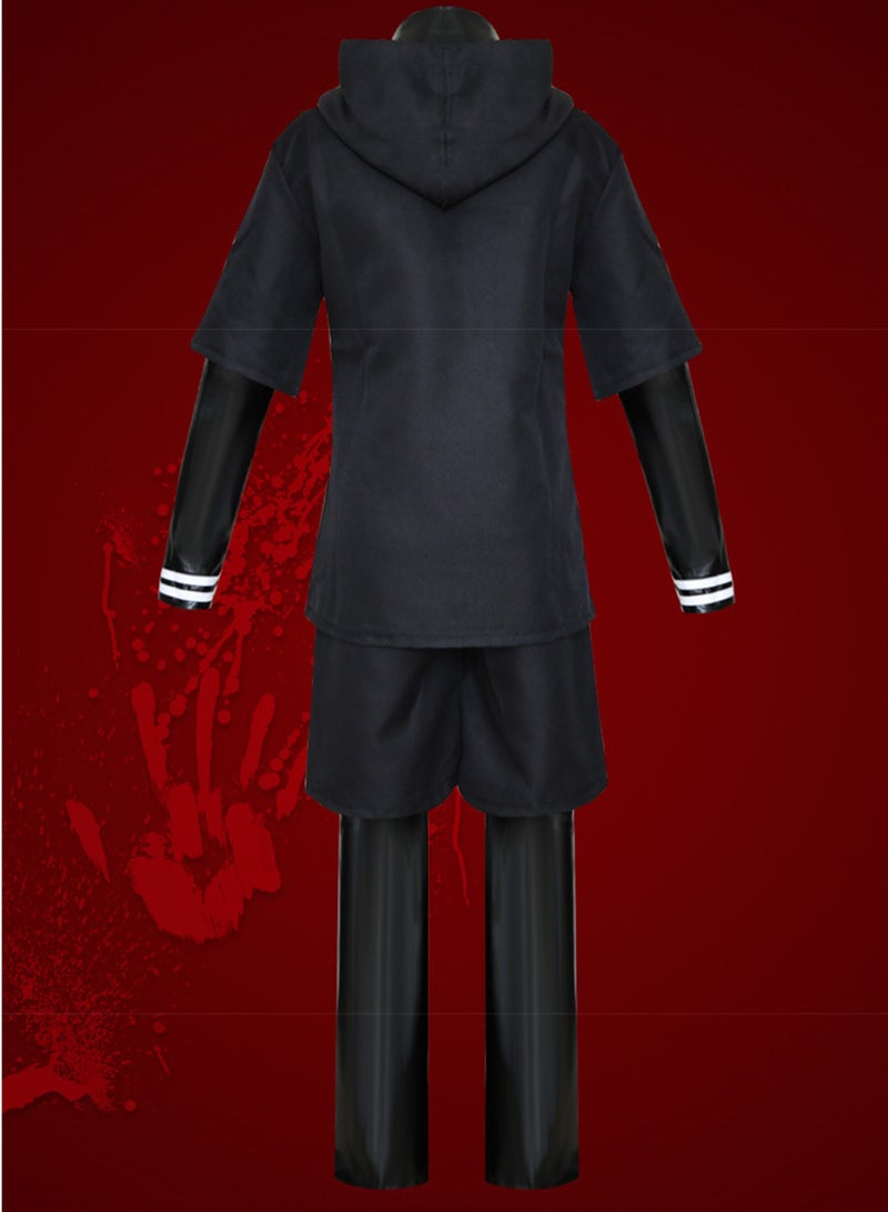 Anime Tokyo Ghouls Costume Jacket Coat Black Uniform Suit Adult Halloween Cosplay Costumes for Mens - Image 4