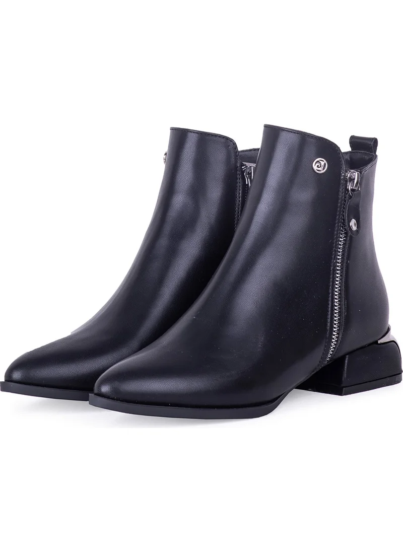 pierre cardin 54020 Women's Genuine Leather Zipper Boots