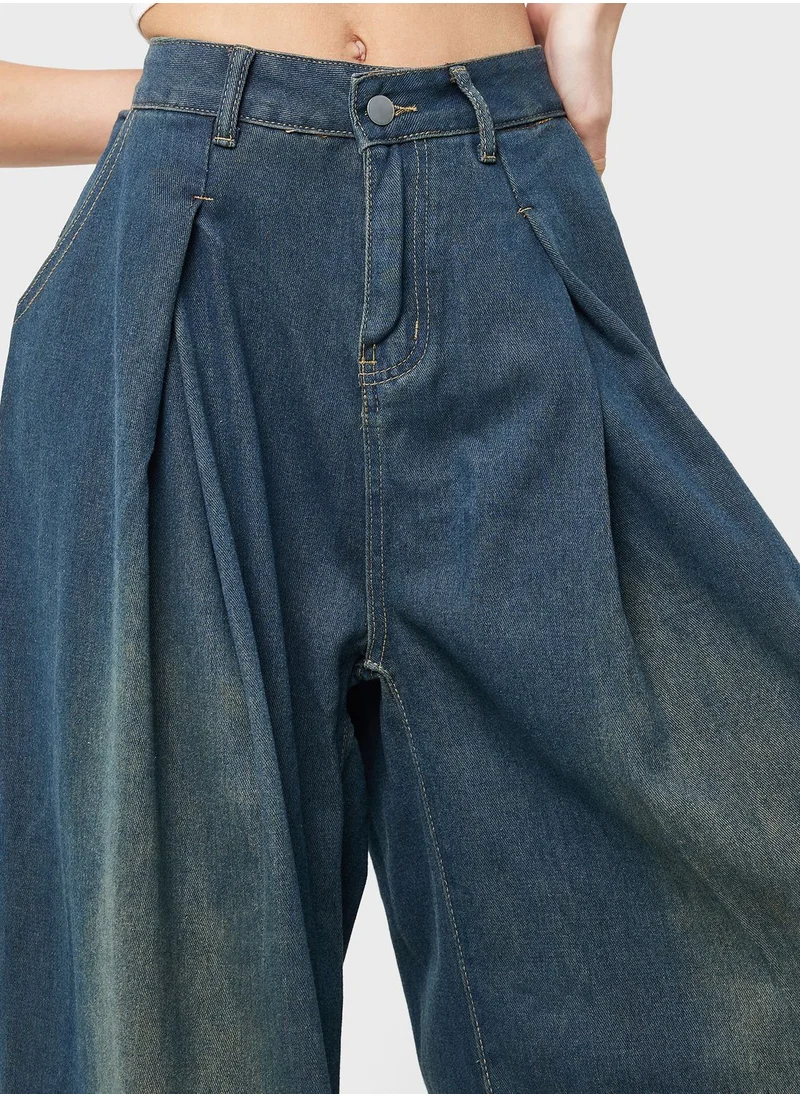 Ginger High Waist Wide Leg Jeans