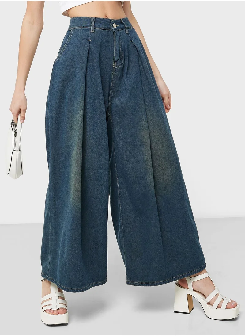 Ginger High Waist Wide Leg Jeans