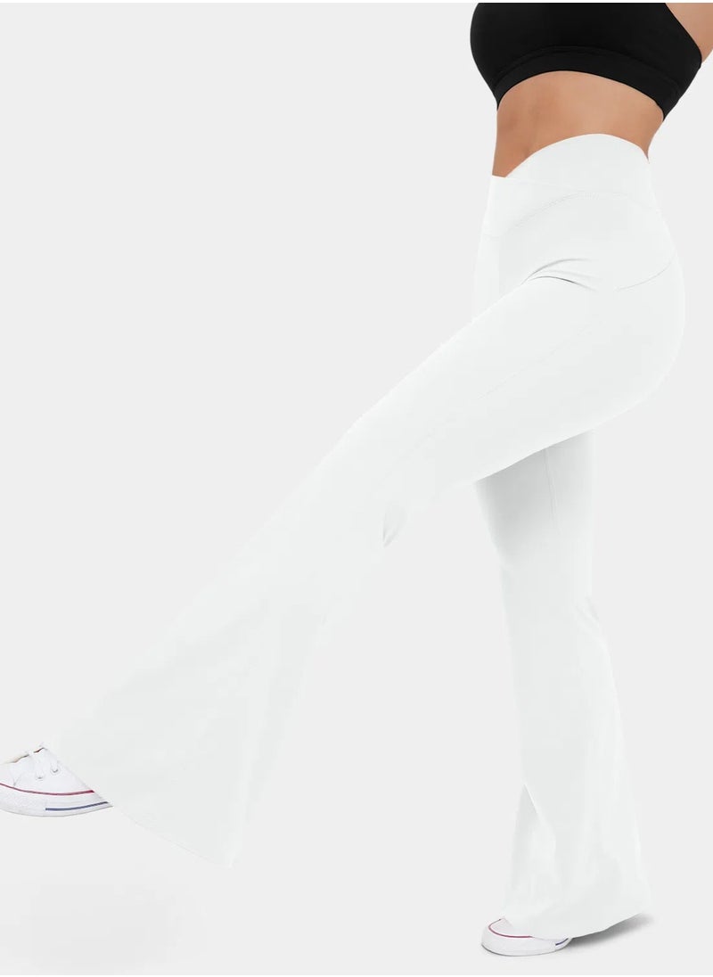 Vicino - Waist Fold Flare Pants - Image 1
