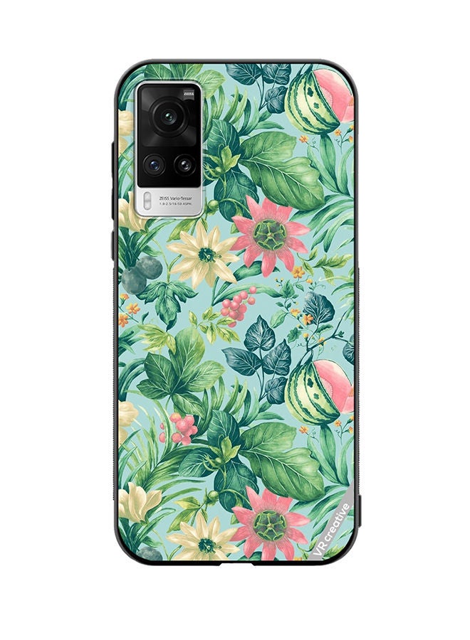VR CREATIVE Protective Case Cover For Vivo X60 Pro Sunfloweia Design Multicolour - Image 1