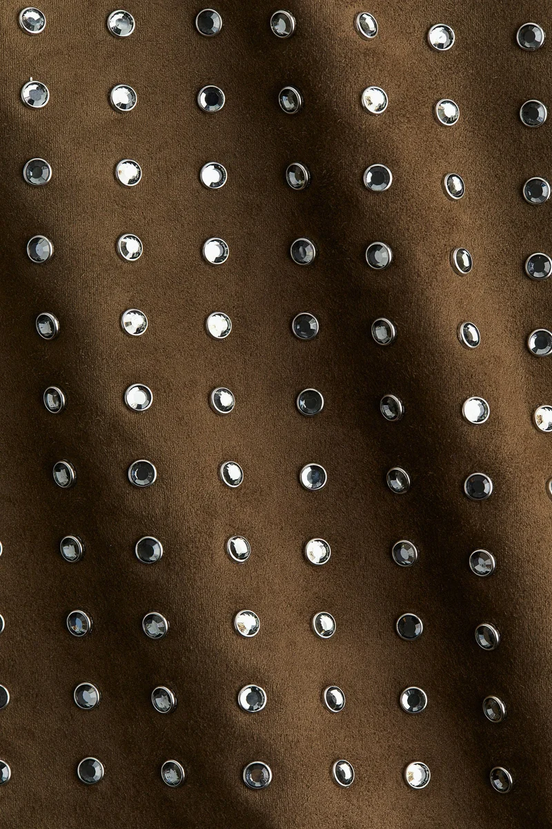 H&M Rhinestone-emnbellished mini skirt