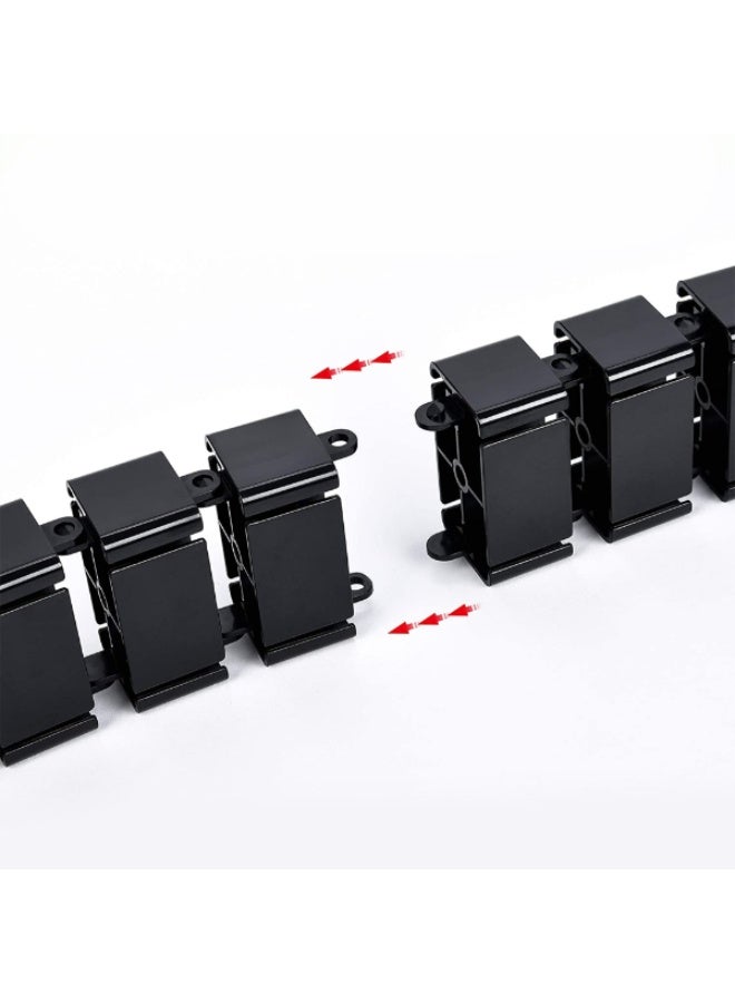 ثيرمو منظم كابلات احترافي نيكسو N120 بجودة عالية بطول 120 سم قابل لتخصيص الطول – اللون أسود - Image 3