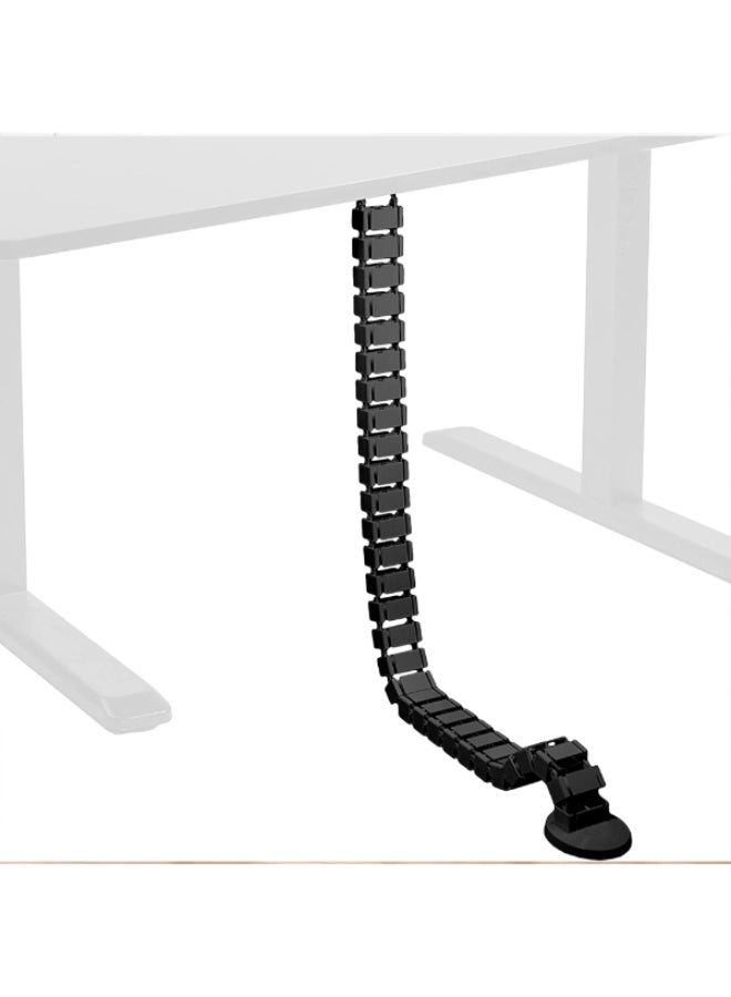 ثيرمو منظم كابلات احترافي نيكسو N120 بجودة عالية بطول 120 سم قابل لتخصيص الطول – اللون أسود - Image 5