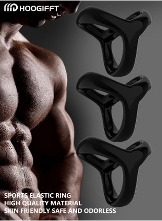 3 Piece Set of Silicone Ring Men Sports Ring Elastic Easy Stretch Resistance Tear Resistance Exercise Ring Extended Endurance Waterproof Wear Resistant Soft Suitable for Male Sports Home - pzsku/ZD61A50A8CB9D1C647628Z/45/_/1725977696/aa557e6b-e8e4-47fc-98b7-c847a28e6835