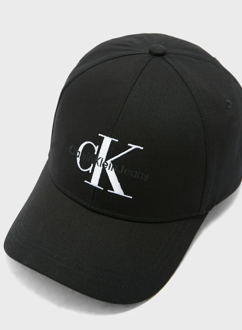 Calvin Klein Jeans Monogram Detailed  Curved Peak Cap