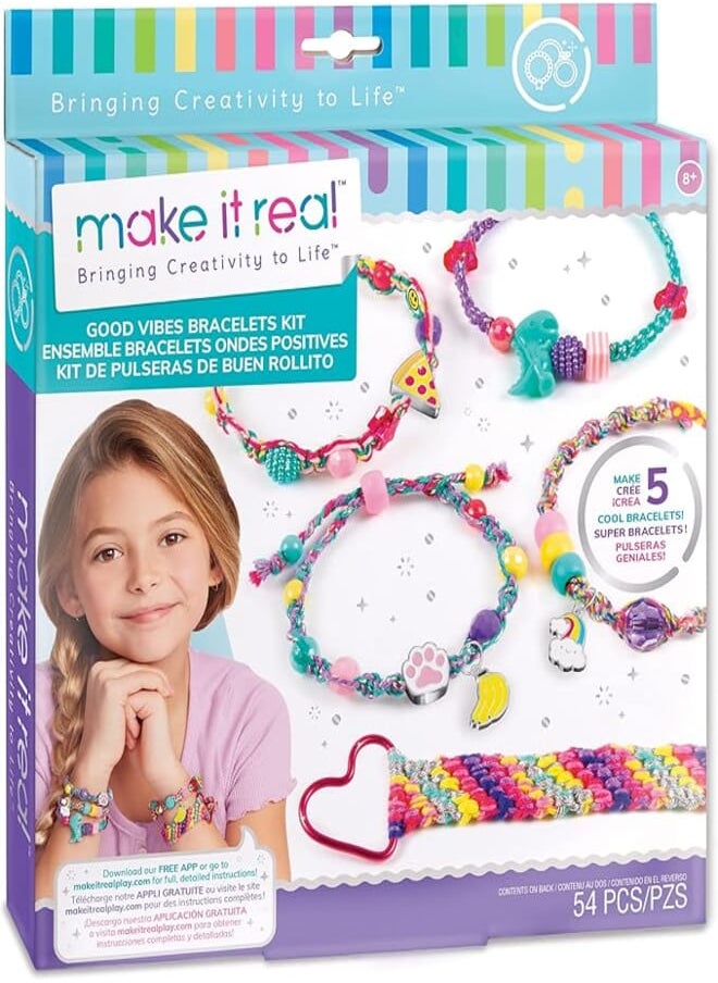 Make It Real - Make It Real 1316 Jewellery Making Sets for Children, Multi-Coloured - Image 1