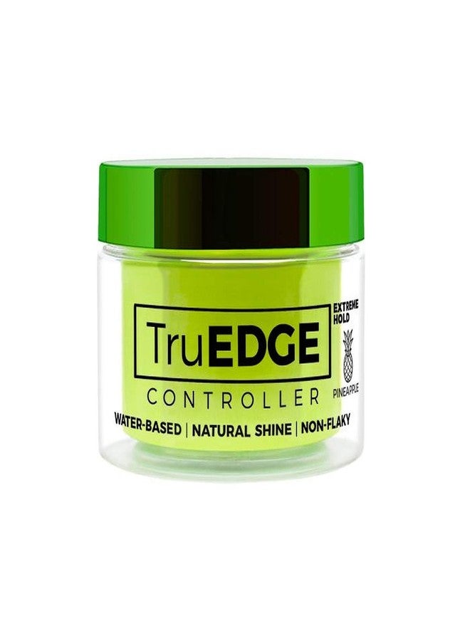 Tyche TruEDGE Controller Extreme Hold Water-Based Pomade - Ntaural Shine & Non-Flaky Scented Edge Control - Perfect for Hair-Braiding (Pineapple) - Image 1
