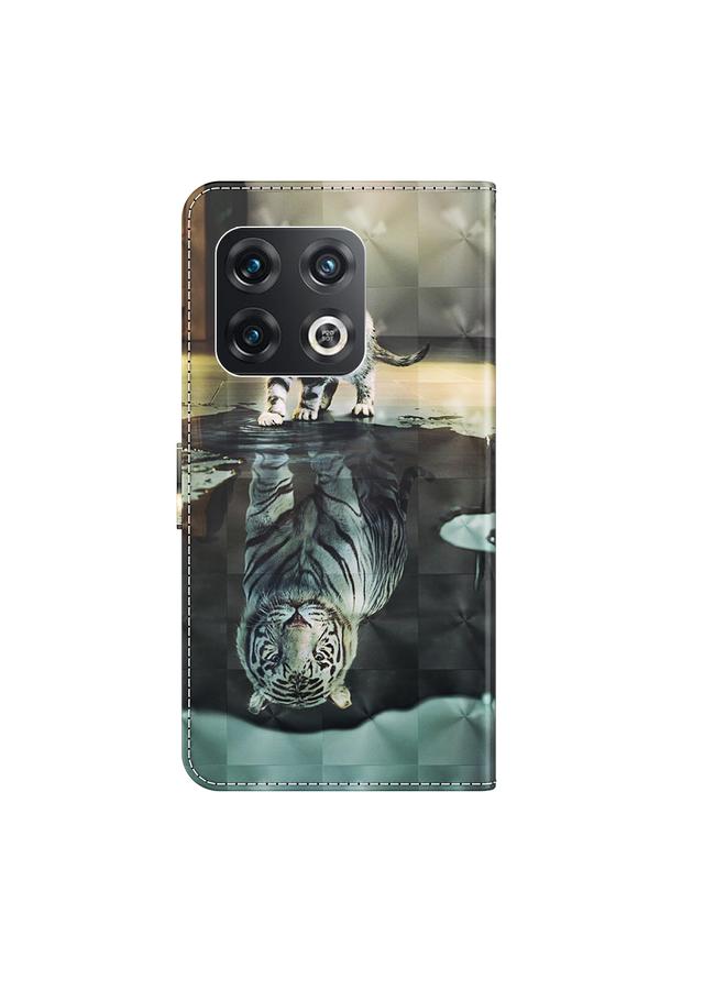 S-TOP Case For OnePlus 10 Pro 3D Painting Pattern TPU + PU Leather Phone Case - Image 3