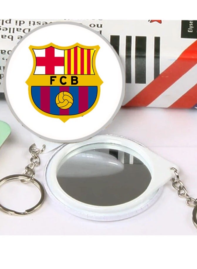 Stylish and modern key ring with a football club design