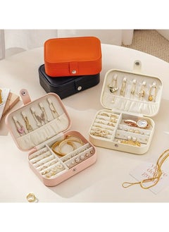 Rozino 1pc Classic Faux Leather Jewelry Organizer Box, Portable Travel Case, Faux Leather Lined, with Adjustable & Removable Display, for Necklaces, Rings, Earrings, Ideal Mother'S Day Gift, Jewelry Boxes  - Image 4