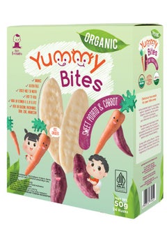 Yummy Bites Organic Carrot And Sweet Potato Rice Crackers  - Image 3