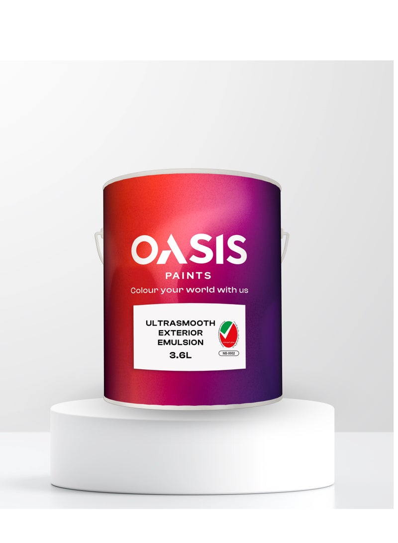  اويسس اصباغ أوسيس ألترا سموث طلاء مستحلب 3.6 لتر – تغطية ممتازة، سهل التطبيق - Image 1