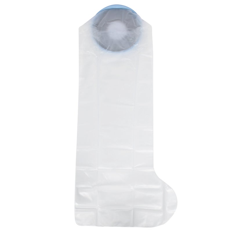 Waterproof Leg Cast Cover: 100% Sealed Reusable Silicone & PVC - Comfortable Easy On/Off Shower Cast Protector for Leg Plaster Patients Wound Care Bathing - Image 3