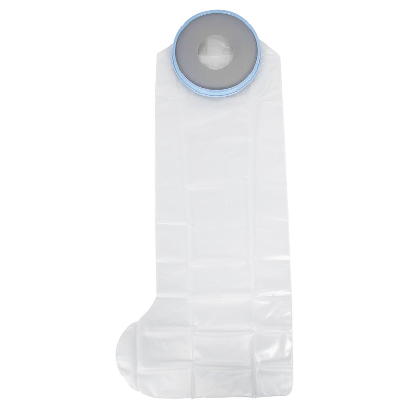 Waterproof Leg Cast Cover: 100% Sealed Reusable Silicone & PVC - Comfortable Easy On/Off Shower Cast Protector for Leg Plaster Patients Wound Care Bathing - Image 1