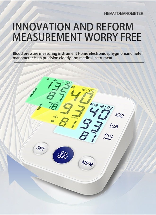 OLO Blood Pressure Monitor with Voice Broadcast, Automatic Upper Arm Bp Monitor  - Image 5