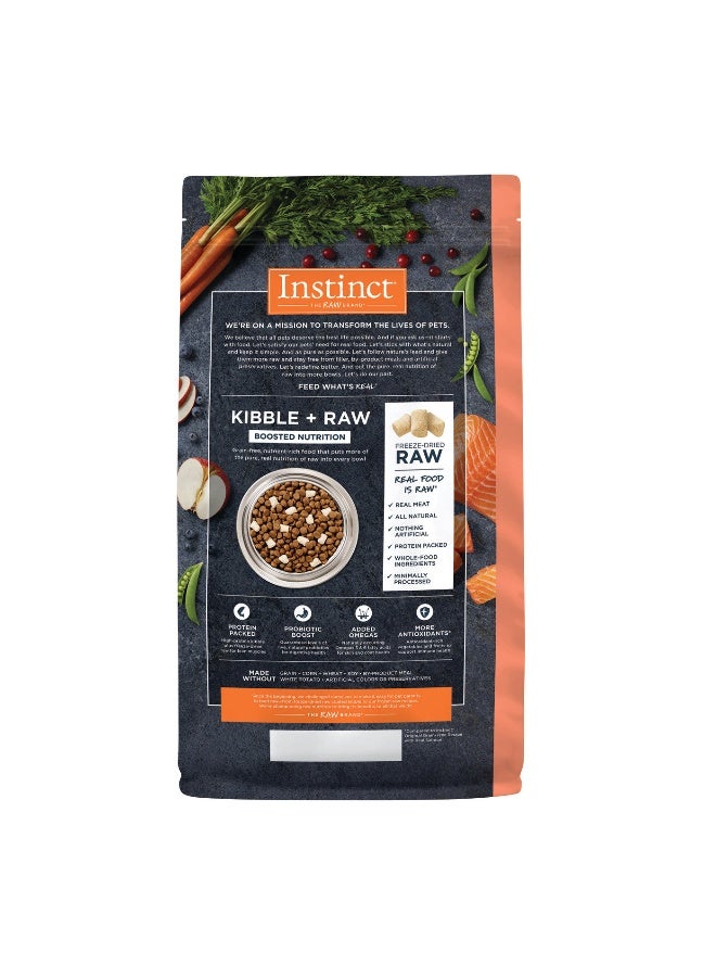 Instinct طعام جاف للكلاب من إنستينكت رو بوست خالي من الحبوب مع سمك السلمون الحقيقي - 3.5 رطل - Image 2