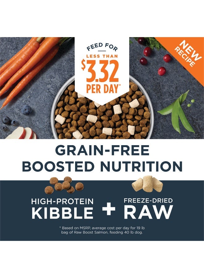 Instinct طعام جاف للكلاب من إنستينكت رو بوست خالي من الحبوب مع سمك السلمون الحقيقي - 3.5 رطل - Image 3