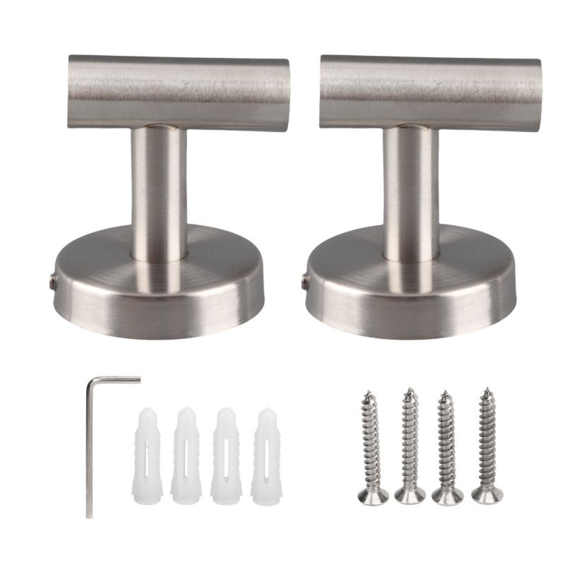 Stainless Steel Towel Hook: 304 Stainless Steel, Rust-proof, Wall Mounted - Scratch-resistant Round Shape, Heavy Duty Hook for Bathroom, Kitchen, Entryway & Closet - Image 1