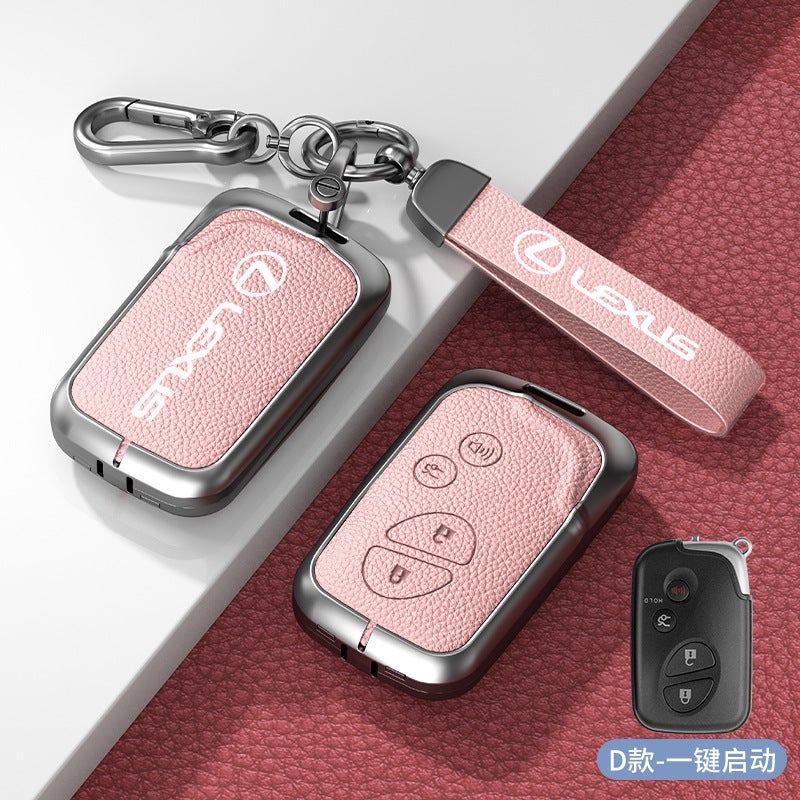 LEXUS Luxury Zinc Alloy Key Case for Lexus Models - Compatible with ES200, ES300H, RX300, RX350H, NX260, and more - Image 1