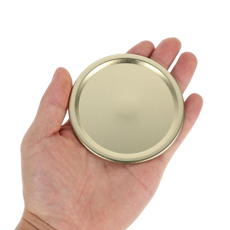 86mm Gold Tinplate Mason Jar Lids 20pcs Airtight Split Type Covers for Food Storage and Preservation - Image 5