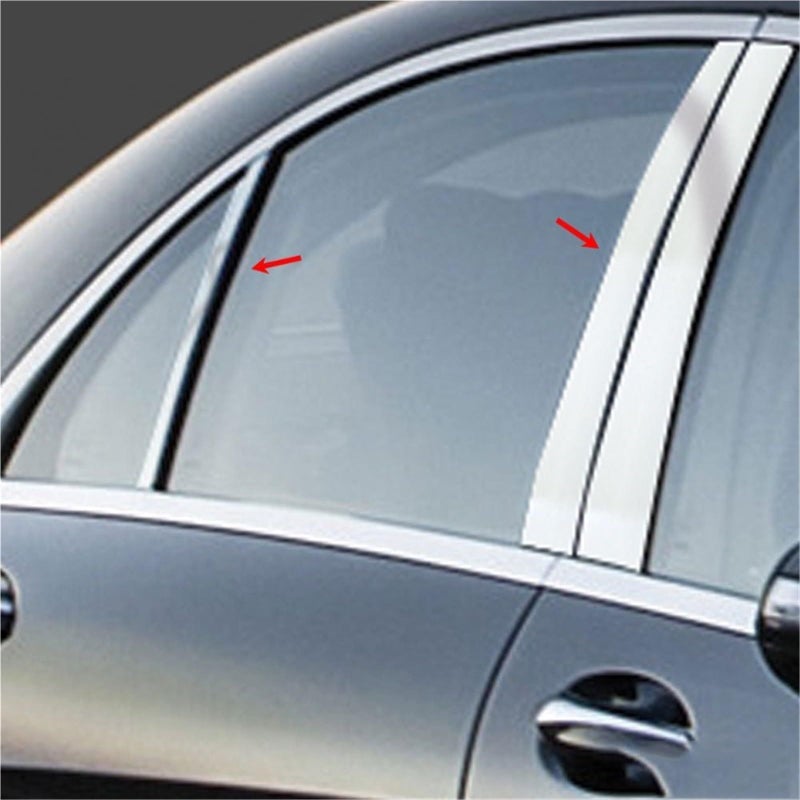 غطاء عمود باب الكروم لسيارة فئة S W221 2008-2013 ملحق خارجي - Image 4
