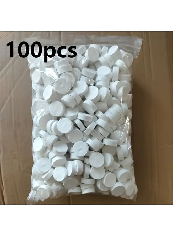100 قطعة منشفة وجه قابلة للضغط للاستخدام مرة واحدة مكثفة خالية من العطور للمسافرين - Image 5