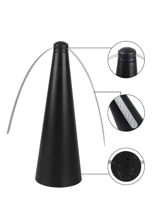 Fly Fan for Tables Indoor Outdoor Meal, Portable Table Fly Fan Keep for Your Food Clean Fly Deterrent Fan for Indoor Outdoor Meal Food Fly Fans Keep Flies Away from Your Food and Your Family (2pcs) - Image 3