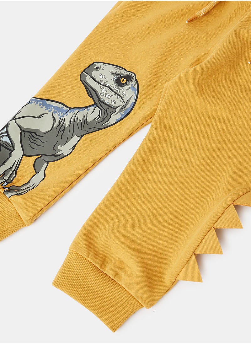 NAME IT - Boys Dino Print Sweatpants - Image 1