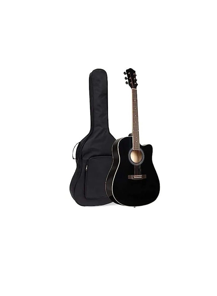 Megarya عزف بأناقة: مجموعة ميغاريا للغيتار الصوتي للمبتدئين (أسود) - Image 2