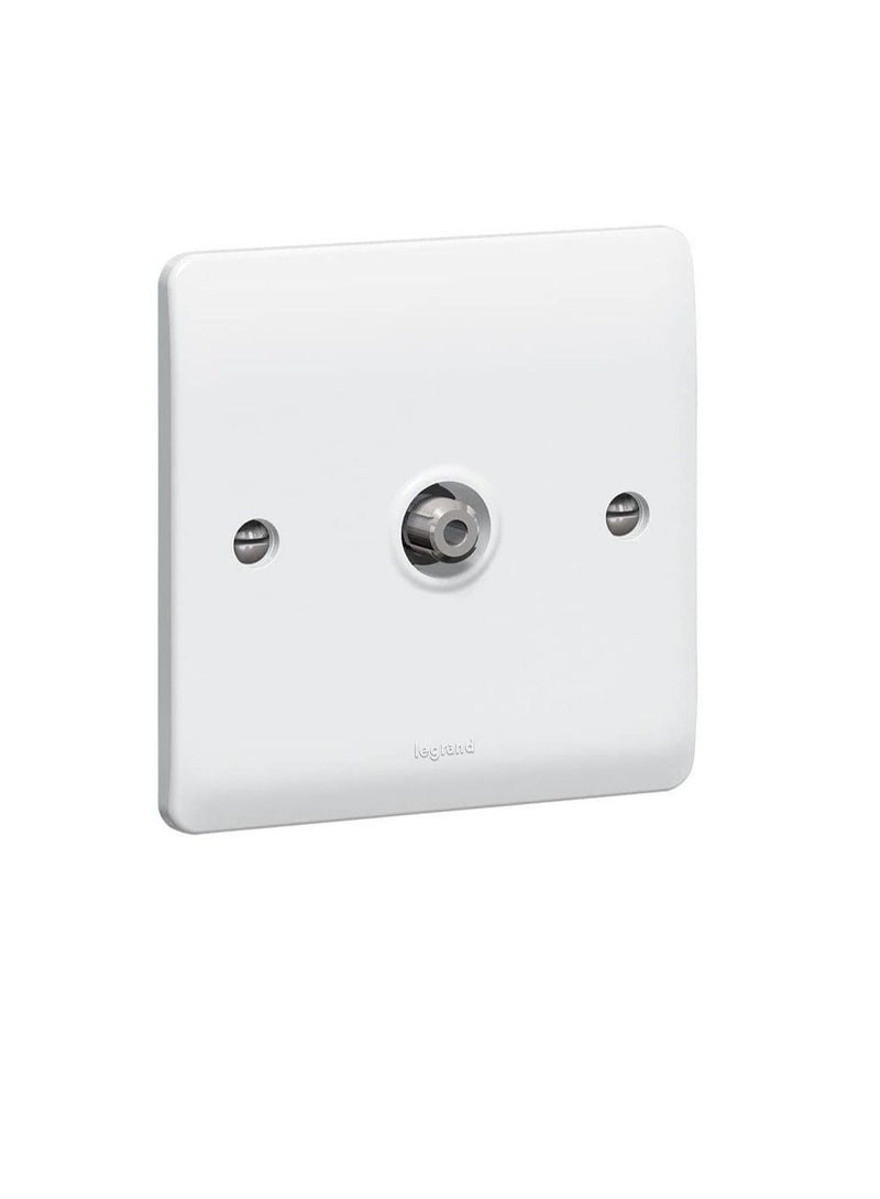 SAT SOCKET LEGRAND SYNERGY 730041 - SINGLE - ''F'' TYPE - WHITE  - Image 3