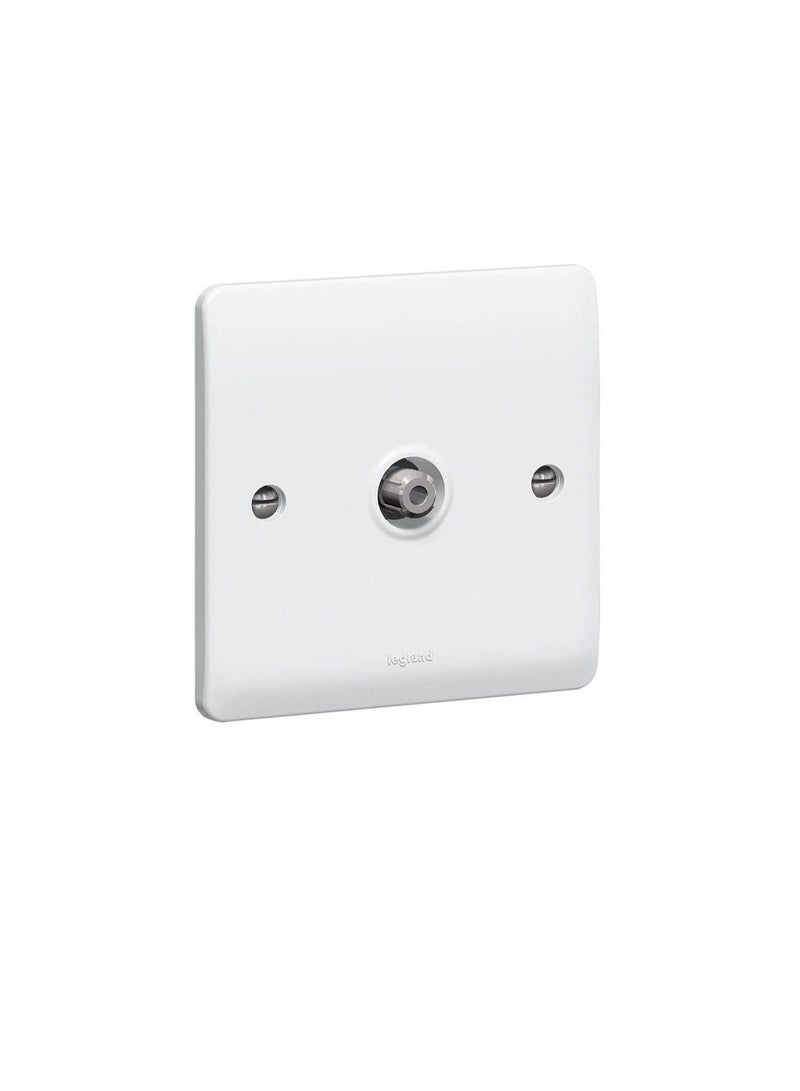 SAT SOCKET LEGRAND SYNERGY 730041 - SINGLE - ''F'' TYPE - WHITE  - Image 2