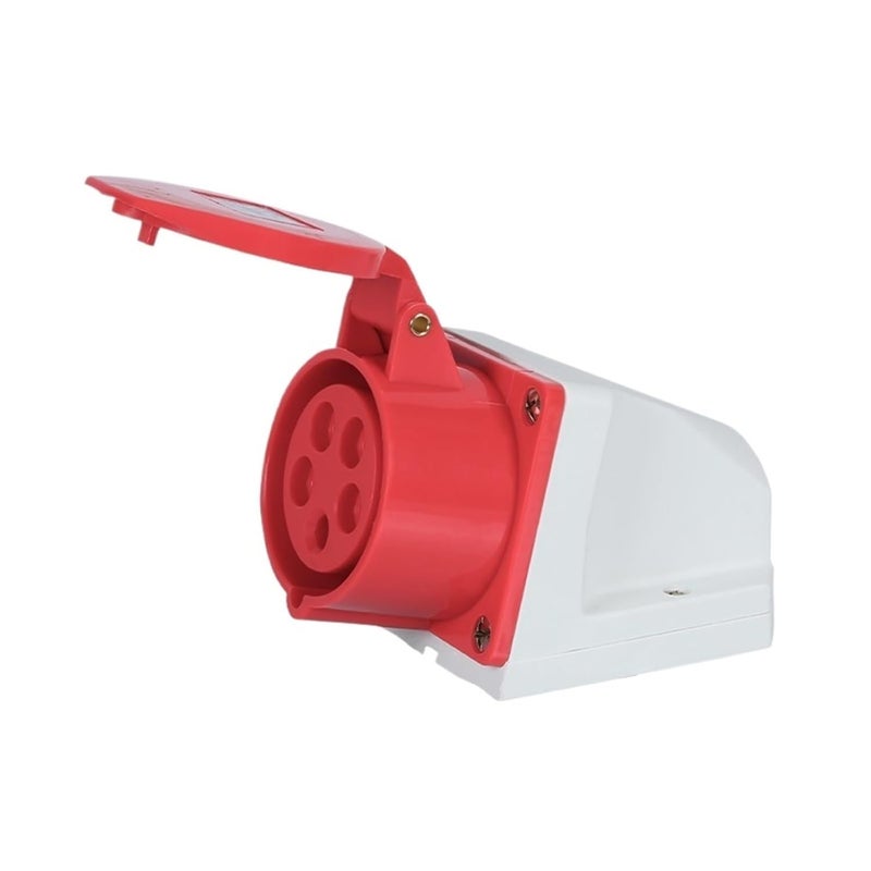 Waterproof Aviation Male and Female Docking Explosion-Proof Five-core 16A Three-Phase Industrial Socket(Surface Mounted Socket)