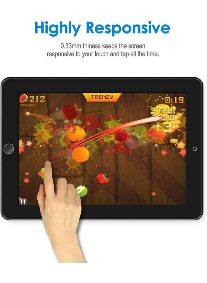 Screen protector for iPad 2, 3 and 4 (old versions), with a layer of tempered glass - transparent