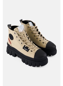 PALLADIUM Women Revolt Hi Tx Lace Up Ankle Boots, Khaki  - Image 1