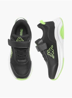 Kappa Boys' Logo Print Sports Shoes With Hook And Loop Closure  - Image 1