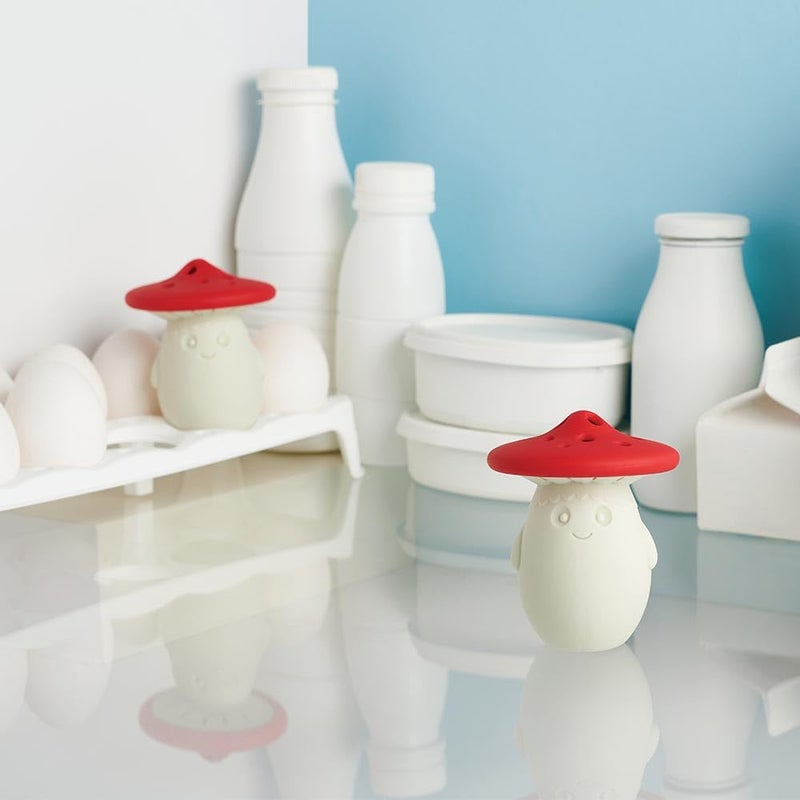 OTOTO Fridge Deodorizer by OTOTO - Baking Soda Fridge, Refrigerator Deodorizer, Baking Soda Odor Absorber, Cute Gifts, Cute Kitchen (Mushroom)  - Image 2