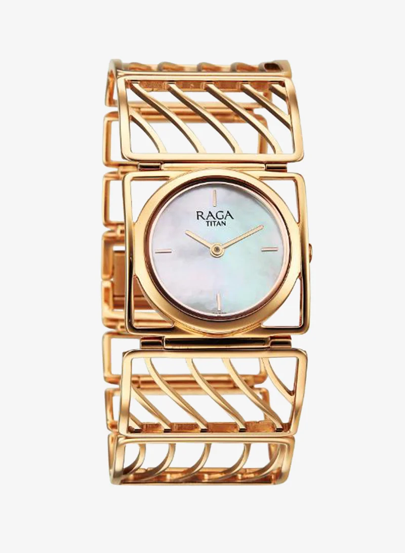 تيتان Women's Metal Analog Watch 2769WM01 - 28 mm