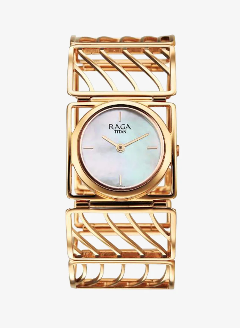 تيتان Women's Metal Analog Watch 2769WM01 - 28 mm