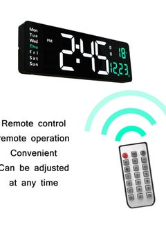 Crony CRONY 6626 Electronic Clock Living Room Wall-Mounted Large Screen Display LED Digital Clock  - Image 2