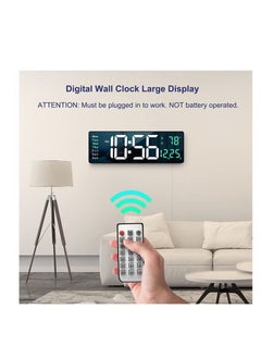 Crony CRONY 6626 Electronic Clock Living Room Wall-Mounted Large Screen Display LED Digital Clock  - Image 4