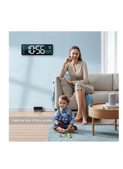 Crony CRONY 6626 Electronic Clock Living Room Wall-Mounted Large Screen Display LED Digital Clock  - Image 3