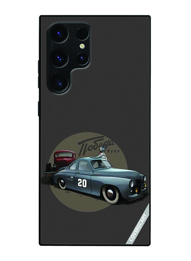 COVERSCART Protective Case Cover For Samsung Galaxy S25 Ultra Thosega Design Black