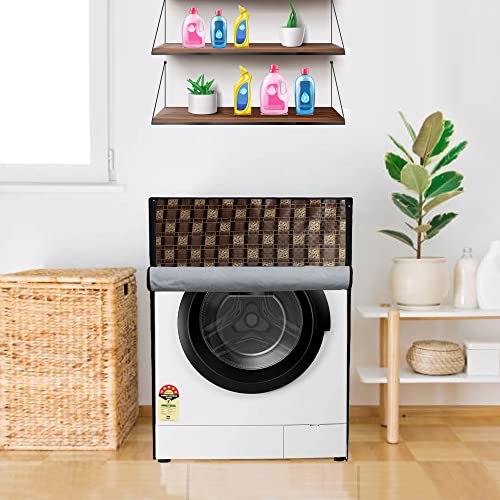 Wings Star Front Load Washing Machine Cover for LG 6.5 Kg & 8Kg (60cmsX60cmsX86cms) | Waterproof & Dust-Proof Front Load Washing Machine Cover For LG | Washing Machin Cover, KUM40 - Image 3