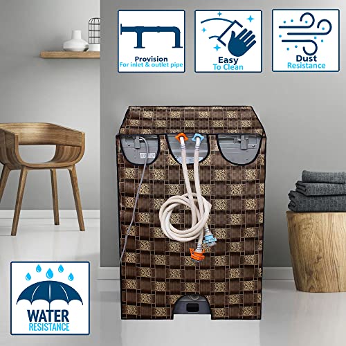 Wings Star Front Load Washing Machine Cover for LG 6.5 Kg & 8Kg (60cmsX60cmsX86cms) | Waterproof & Dust-Proof Front Load Washing Machine Cover For LG | Washing Machin Cover, KUM40 - Image 2