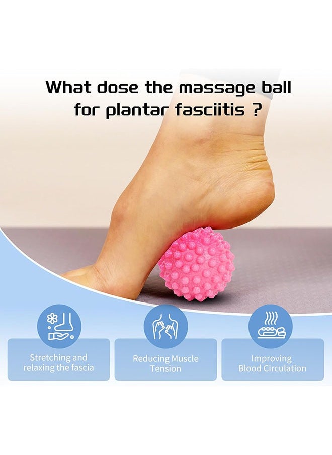 YelaJoy Plantar Fasciitis Night Splint with Massage Ball for Plantar Fasciitis Relief, Soft & Comfortable Foot Brace for Achilles Tendonitis Heal Spur Foot-drop Flat-arch for Women and Men, Pink  - Image 3